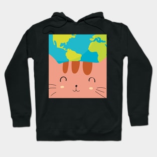 Cat Earth Day Hoodie